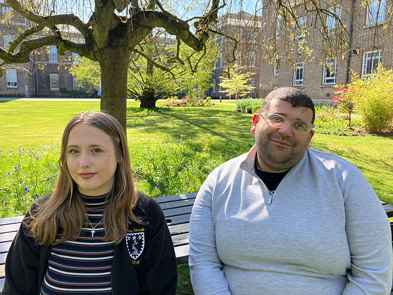 Merissa Elizabeth Hickman (left) and Dr Mahmoud-Khairy Nouetou
