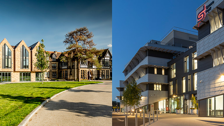 The School of Business at Brookfield, and Space Park Leicester.