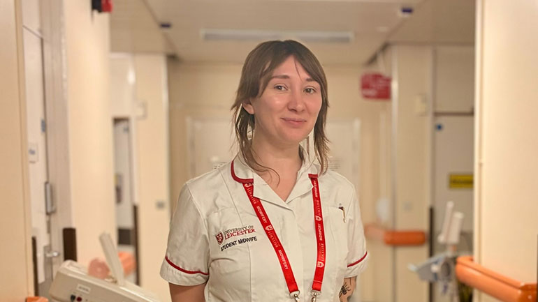 Student midwife Emma Healey