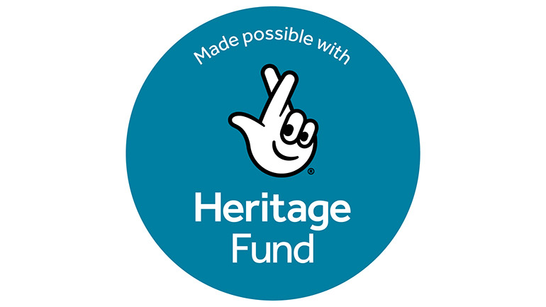 Logo for the National Lottery Heritage Fund.