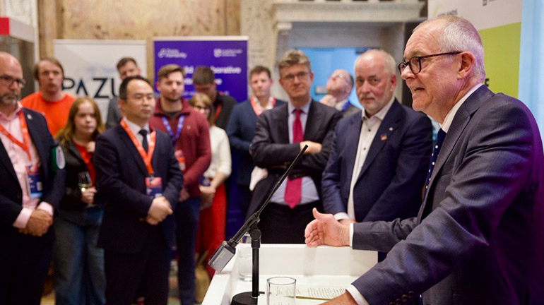 Science Minister Lord Vallance during the announcement at the Midlands Innovation & Investment Reception.