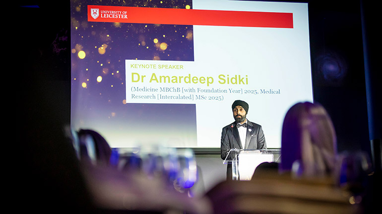 Keynote speaker Amardeep Sidki.