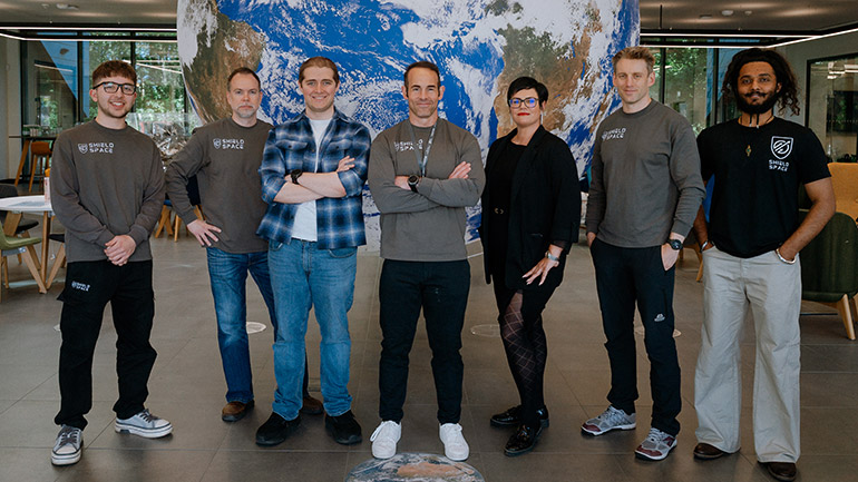 The Shield Space team at Space Park Leicester.
