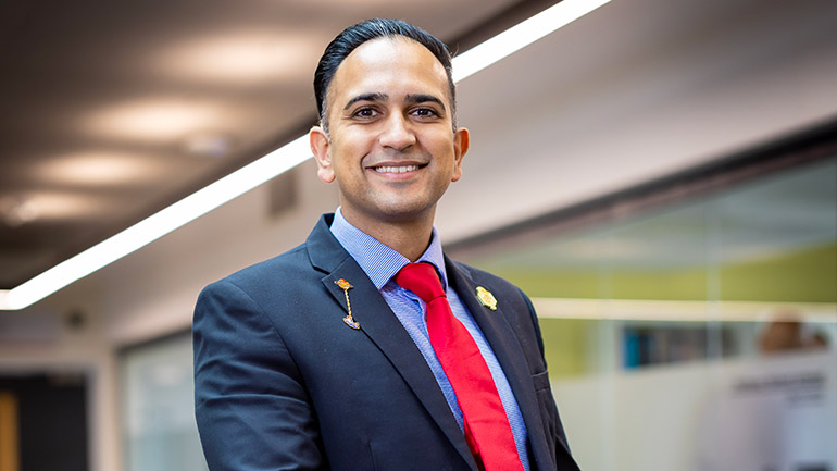 Vinay Patel, Head of Commercial & Innovation at Space Park Leicester.