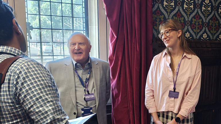 Professor Mark Sims and Dr Catherine Parry, Policy Fellow at the Institute for Policy.