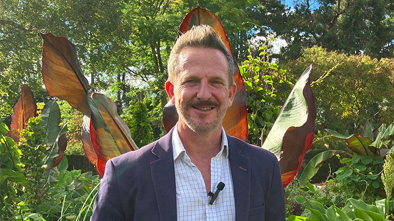 Botanic Garden Director Nick Bailey