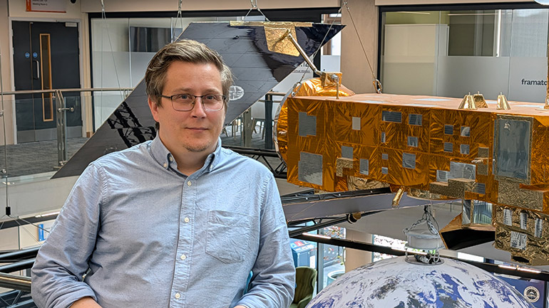 Dr Tim Trent, lecturer in Earth Observation at the University of Leicester’s School of Physics and Astronomy.
