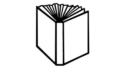 Illustration of an open book