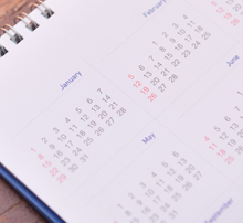 monthly calendar