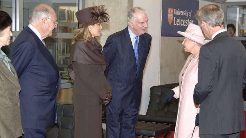 Her Majesty The Queen speaking with people