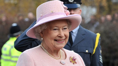 Her Majesty Queen Elizabeth II visiting the University of Leicester