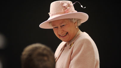 Her Majesty Queen Elizabeth II visiting the University of Leicester