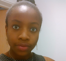 Portrait of Vivien, student blogger