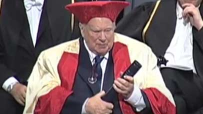 In 2011, Honorary Distinguished Fellow Sir Patrick Moore wrote about the future of Martian exploration for the University's website.