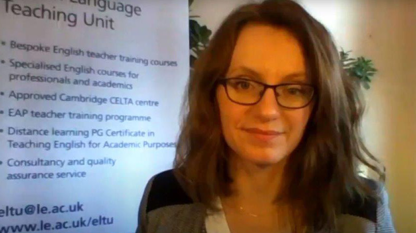 Presentation by ELTU teacher trainer on the CELTA