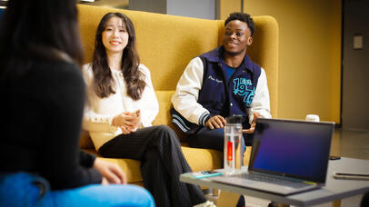 students smiling 