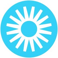 Blue wheel icon