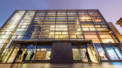 Exterior of the David Wilson library