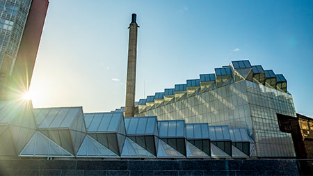 engineering building on a sunny day