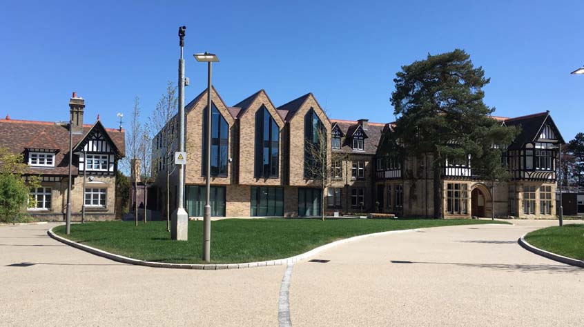 External view of Brookfield new build and stable block