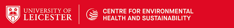 Logo for the Centre for Environmental Health and Sustainability at the University of Leicester
