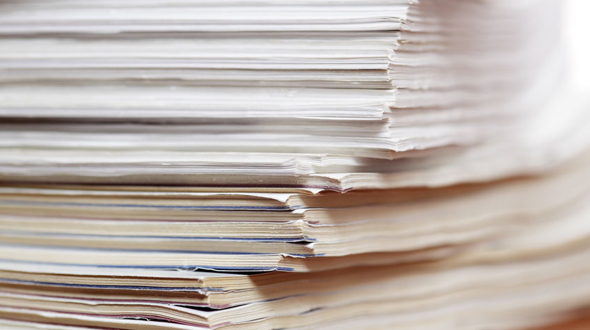 Close-up colourful magazines