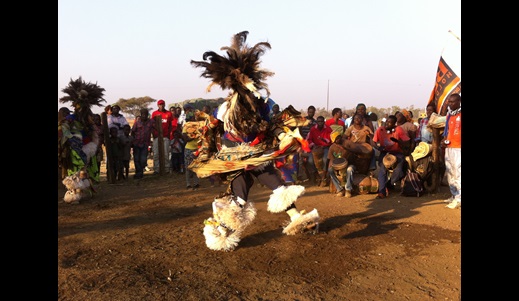 People doing the Malawi Dance.