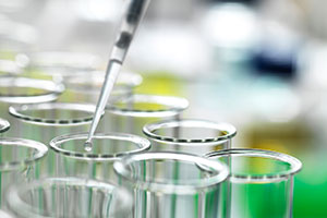 Test tubes being filled up