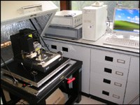 An image of an Atomic Force Microscopy lab