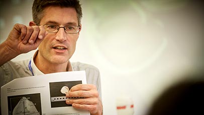 tutor explaining during a class