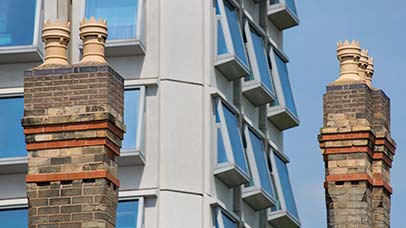 close up image of attenborough tower