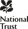 National Trust logo of an oak leaf in black