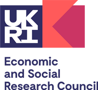 UKRI logo with the writing 'Economic and Social Research Council'