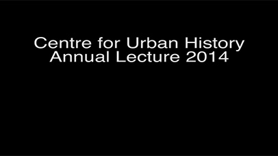 2014 urban history lecture.