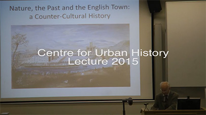 Centre for Urban History lecture 2015.