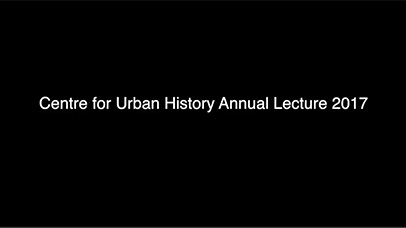 2017 urban history lecture.
