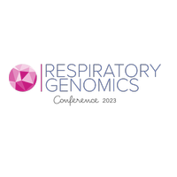 Respiratory Genomics conference logo. Text reads: Respiratory Genomics Conference 2023