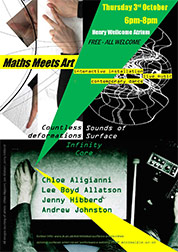 Artist presentation October 2019 poster