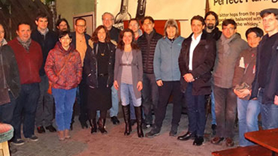 A large group of people posing for a photograph