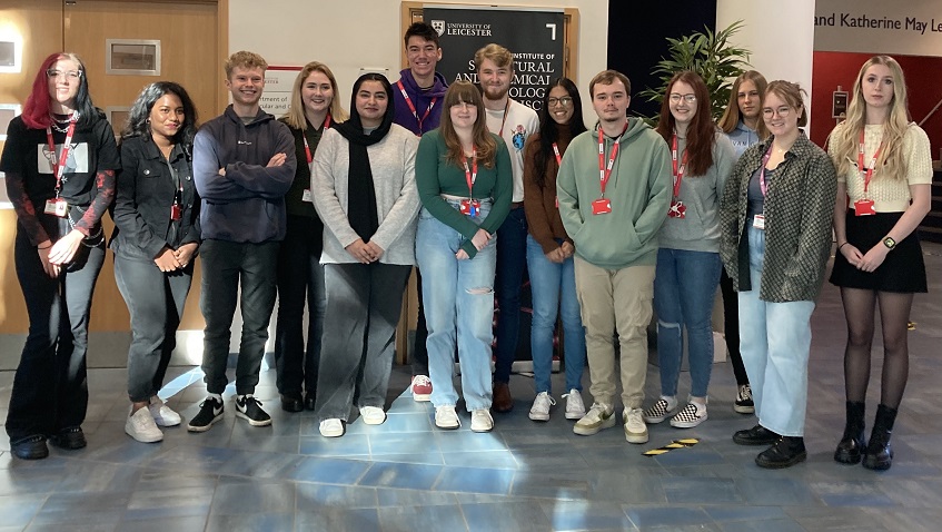 group photo of the 2022 intake of LISCB PhD students