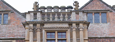 Front of Charlecote Park house