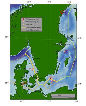 Location Map for Expedition 347