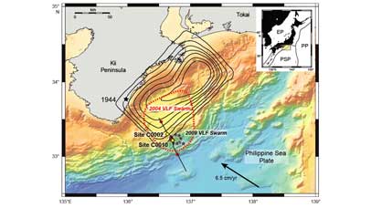 Illustration of drill sites