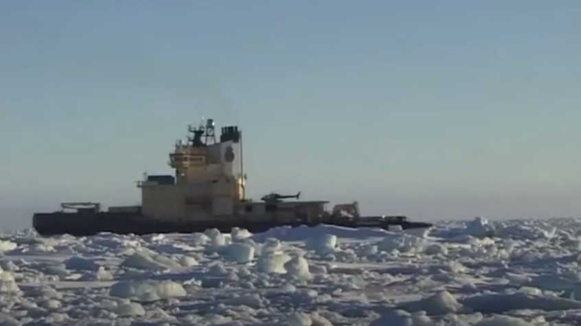 Rig in the arctic