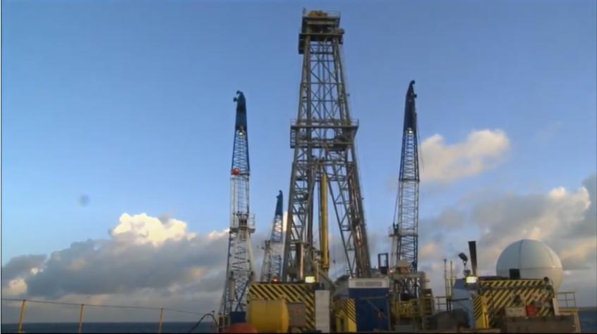 Rig in Antarctica 