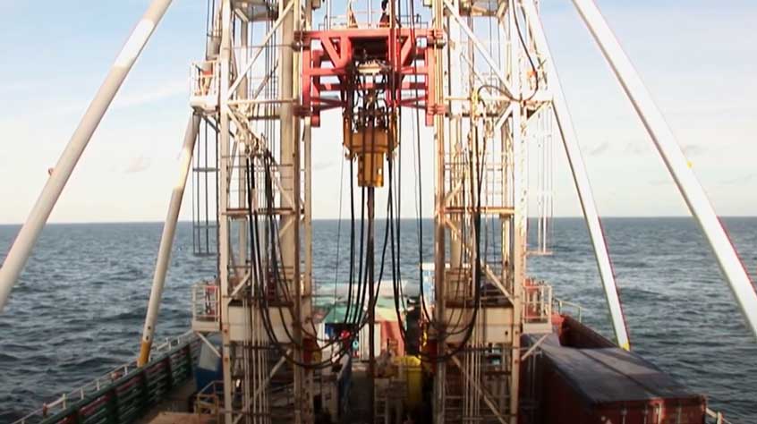 Rig in the Baltic sea