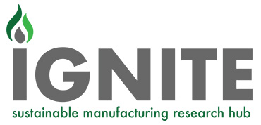 IGNITE logo sustainable manufacturing research hub