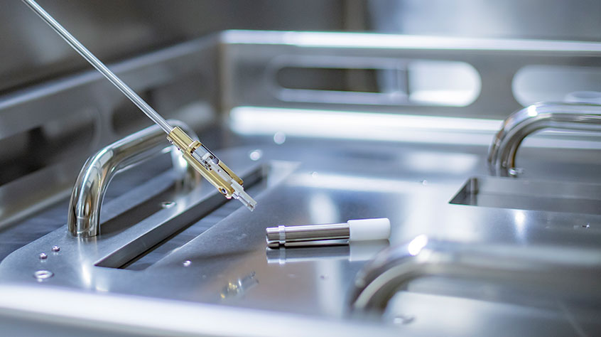 Metal scientific equipment