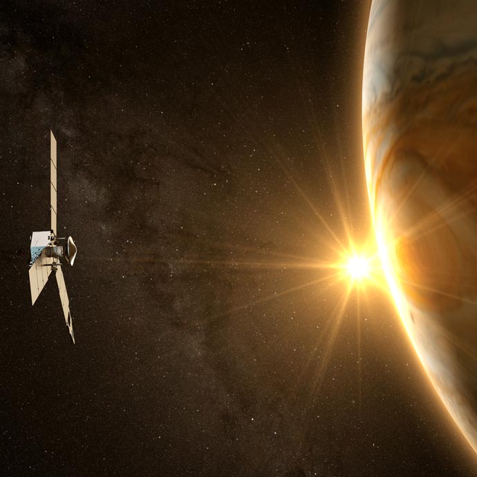 Satellite near Jupiter