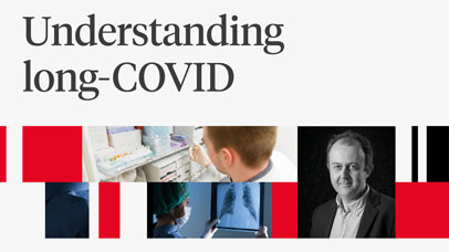 Promo which reads 'understanding long covid'